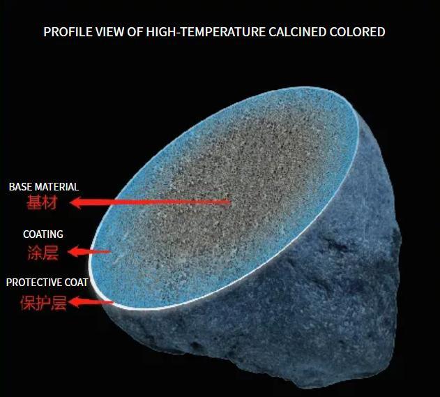 Sabbia colorata calcinata ad alta temperatura per l'arte e la pittura 2