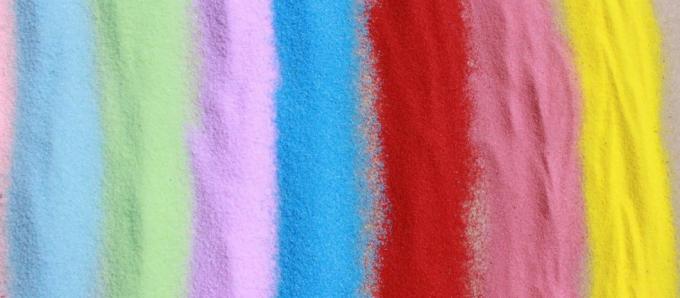 Sabbia colorata calcinata ad alta temperatura per l'arte e la pittura 0