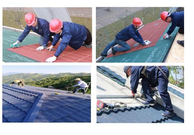 Piastrelle di acciaio rivestite di pietra galvanizzata 7