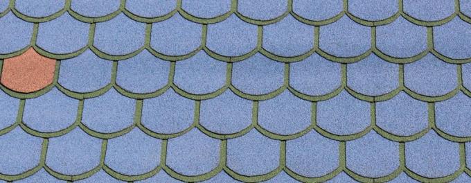 Fibra di vetro colorata Asfalto Shingles Pietra rivestita 2 strati Taglio Shingles Piastrelle 0